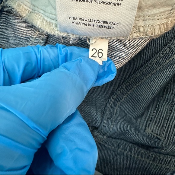 One Teaspoon High Waist Awesome Baggies Jeans Size 26 - Picture 9 of 9